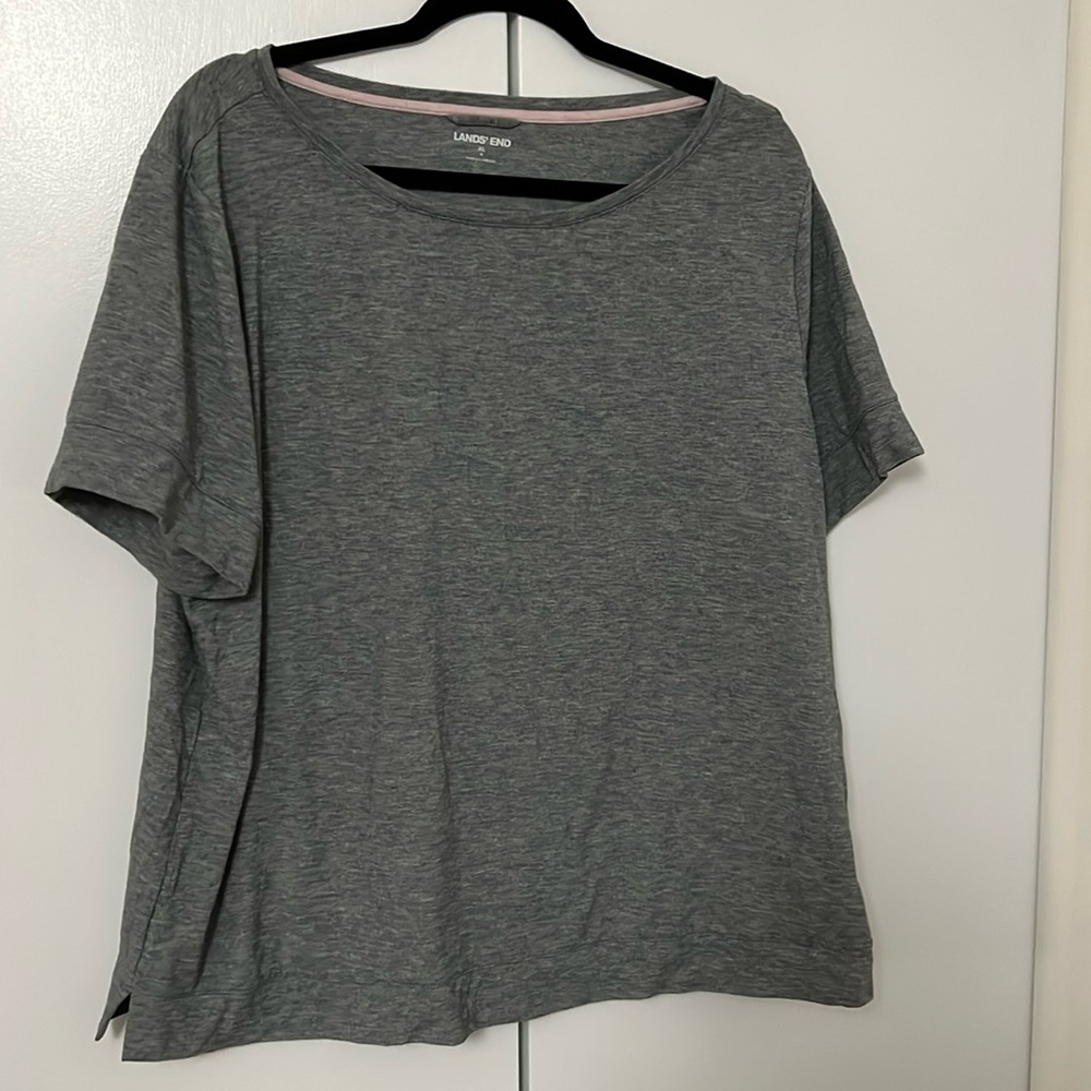 Gray pajama top